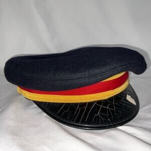 FLIGHT ACE FUR FELT MILITARY AIR FORCE SOLDIER DRESS HAT CAP SIZE 7